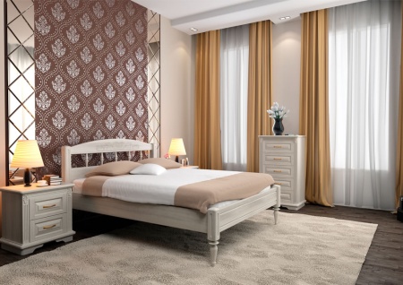 Кровать Dreamline Флоренция 1 ясень-беленый дуб 120х200