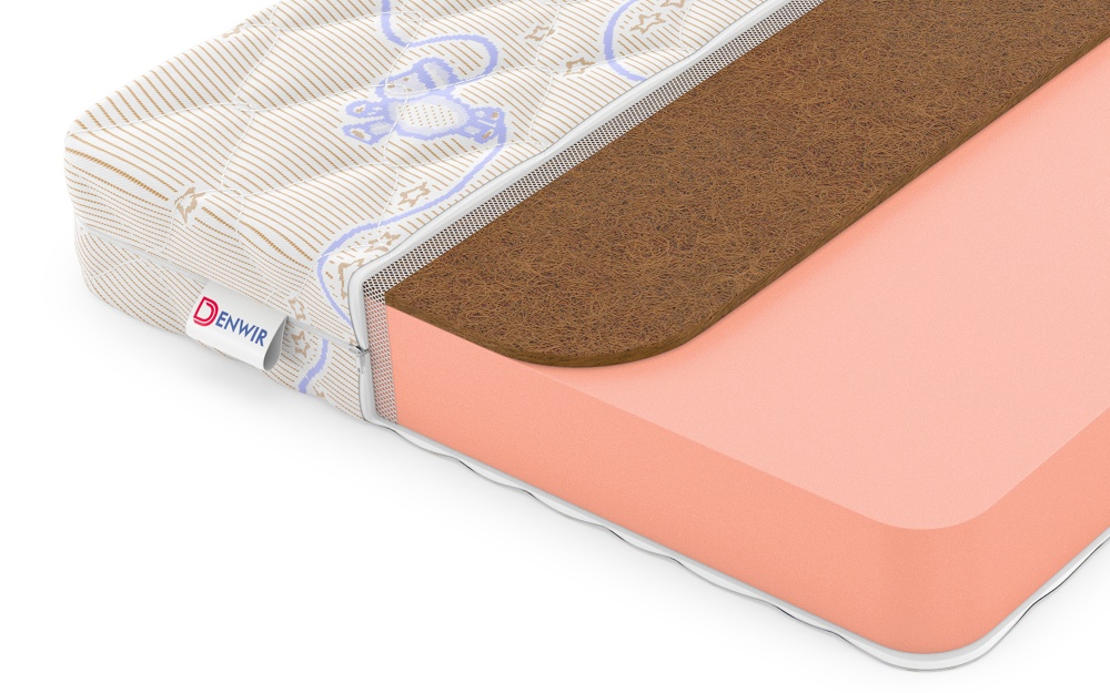Детский матрас Denwir Baby Springless Top Foam Hard 11 в магазине «На диване» в Воронеже  — Выгодная цена